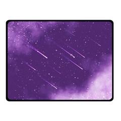 Meteors Double Sided Fleece Blanket (small)  by bunart