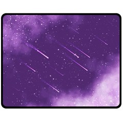 Meteors Double Sided Fleece Blanket (medium)  by bunart