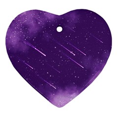 Meteors Ornament (heart) by bunart