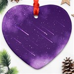 Meteors Ornament (Heart) Front