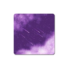 Meteors Square Magnet by bunart