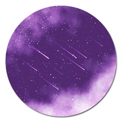 Meteors Magnet 5  (round) by bunart