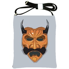 Mask India South Culture Shoulder Sling Bag by Sudhe