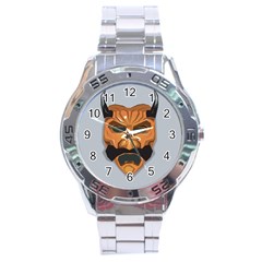 Mask India South Culture Stainless Steel Analogue Watch by Sudhe