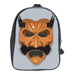 Mask India South Culture School Bag (xl) by Sudhe