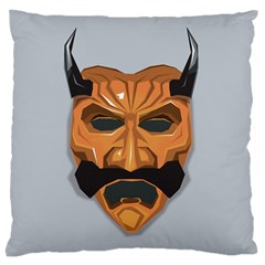 Mask India South Culture Standard Flano Cushion Case (one Side) by Sudhe