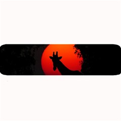 Giraffe Animal Africa Sunset Large Bar Mats by Sudhe