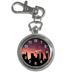 Skyline Panoramic City Architecture Key Chain Watches by Sudhe