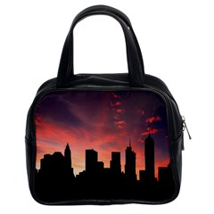 Skyline Panoramic City Architecture Classic Handbag (two Sides) by Sudhe