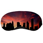 Skyline Panoramic City Architecture Sleeping Masks Front