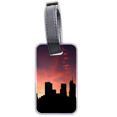 Skyline Panoramic City Architecture Luggage Tags (two Sides) by Sudhe