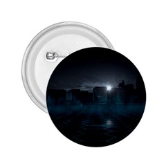 Skyline Night Star Sky Moon Sickle 2 25  Buttons by Sudhe