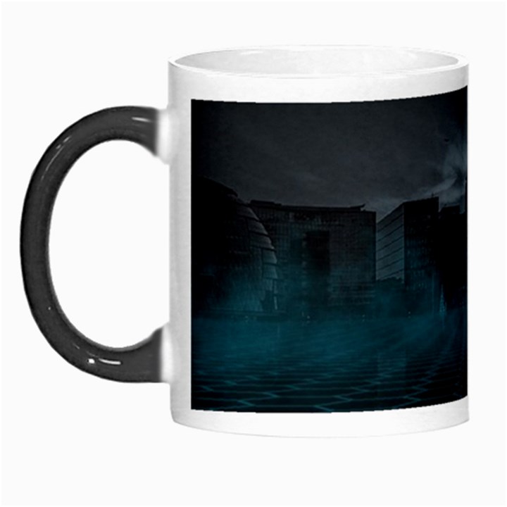 Skyline Night Star Sky Moon Sickle Morph Mugs