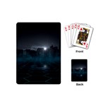 Skyline Night Star Sky Moon Sickle Playing Cards (Mini) Back