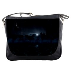 Skyline Night Star Sky Moon Sickle Messenger Bag