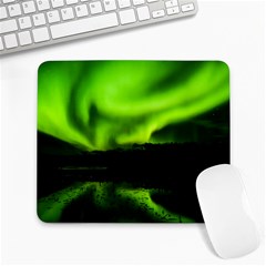 Aurora Borealis Northern Lights Sky Large Mousepads by Sudhe