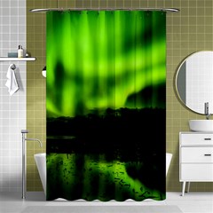 Aurora Borealis Northern Lights Sky Shower Curtain 48  X 72  (small)  by Sudhe