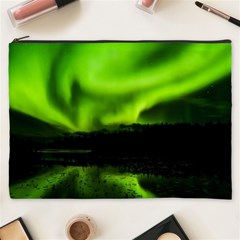 Aurora Borealis Northern Lights Sky Cosmetic Bag (xxxl) by Sudhe