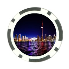 Toronto City Cn Tower Skydome Poker Chip Card Guard by Sudhe