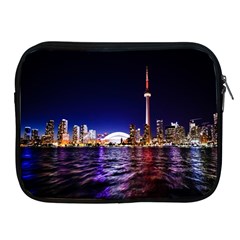 Toronto City Cn Tower Skydome Apple Ipad 2/3/4 Zipper Cases by Sudhe