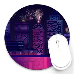 Architecture Home Skyscraper Round Mousepads by Sudhe