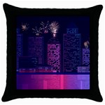 Architecture Home Skyscraper Throw Pillow Case (Black) Front