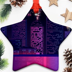 Architecture Home Skyscraper Star Ornament (two Sides) by Sudhe