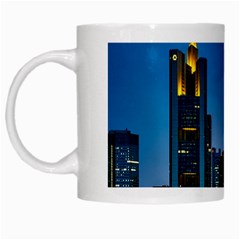 Frankfurt Germany Panorama City White Mugs by Sudhe