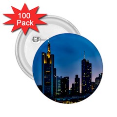 Frankfurt Germany Panorama City 2 25  Buttons (100 Pack)  by Sudhe