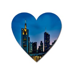 Frankfurt Germany Panorama City Heart Magnet by Sudhe