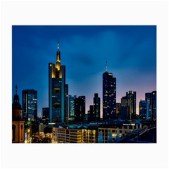 Frankfurt Germany Panorama City Small Glasses Cloth by Sudhe