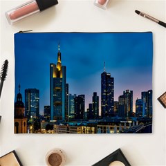 Frankfurt Germany Panorama City Cosmetic Bag (xl) by Sudhe