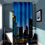 Frankfurt Germany Panorama City Shower Curtain 36  x 72  (Stall)  Curtain(36 X72 ) - 33.26 x66.24  Curtain(36 X72 )