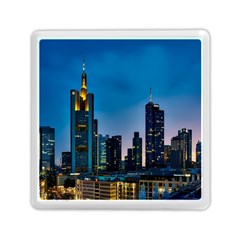 Frankfurt Germany Panorama City Memory Card Reader (square) by Sudhe