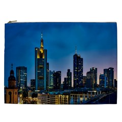 Frankfurt Germany Panorama City Cosmetic Bag (xxl) by Sudhe