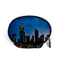 Frankfurt Germany Panorama City Accessory Pouch (small) by Sudhe