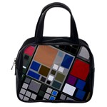 Abstract Composition Classic Handbag (Two Sides) Back