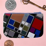 Abstract Composition Large Coin Purse Back