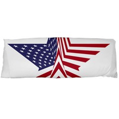 A Star With An American Flag Pattern Body Pillow Case (dakimakura) by Sudhe