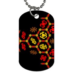 Algorithmic Drawings Dog Tag (two Sides) by Sudhe