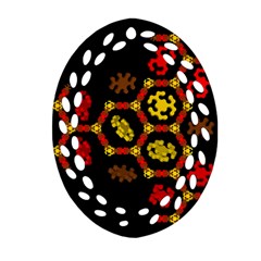 Algorithmic Drawings Ornament (oval Filigree) by Sudhe