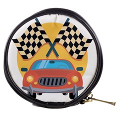 Automobile Car Checkered Drive Mini Makeup Bag by Sudhe