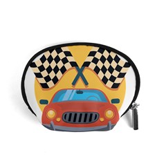 Automobile Car Checkered Drive Accessory Pouch (small) by Sudhe