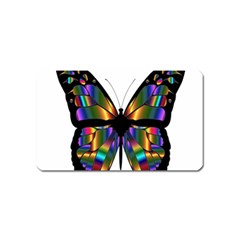 Abstract Animal Art Butterfly Magnet (name Card) by Sudhe