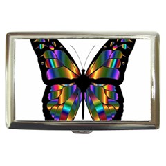 Abstract Animal Art Butterfly Cigarette Money Case by Sudhe