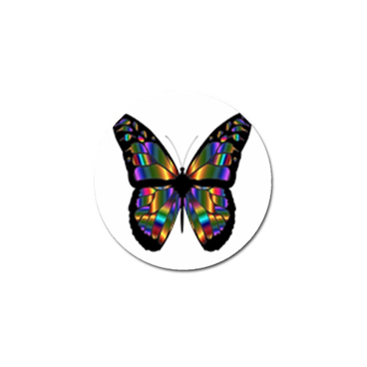 Abstract Animal Art Butterfly Golf Ball Marker