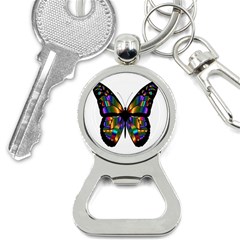 Abstract Animal Art Butterfly Bottle Opener Key Chains by Sudhe