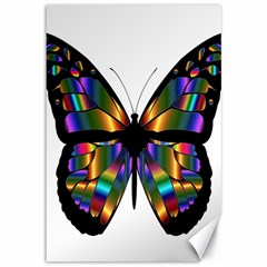 Abstract Animal Art Butterfly Canvas 12  X 18  by Sudhe