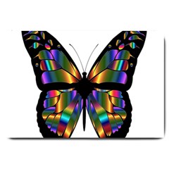 Abstract Animal Art Butterfly Large Doormat  by Sudhe