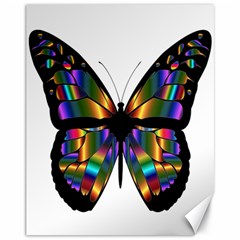 Abstract Animal Art Butterfly Canvas 11  X 14  by Sudhe